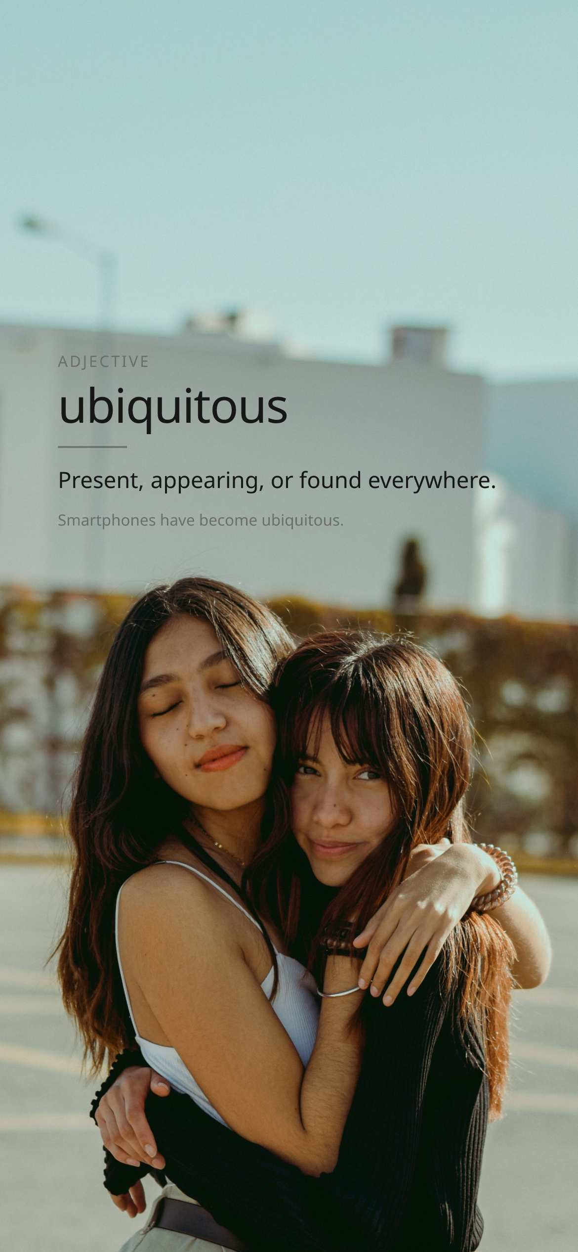 Word of the day lock screen wallpaper preview